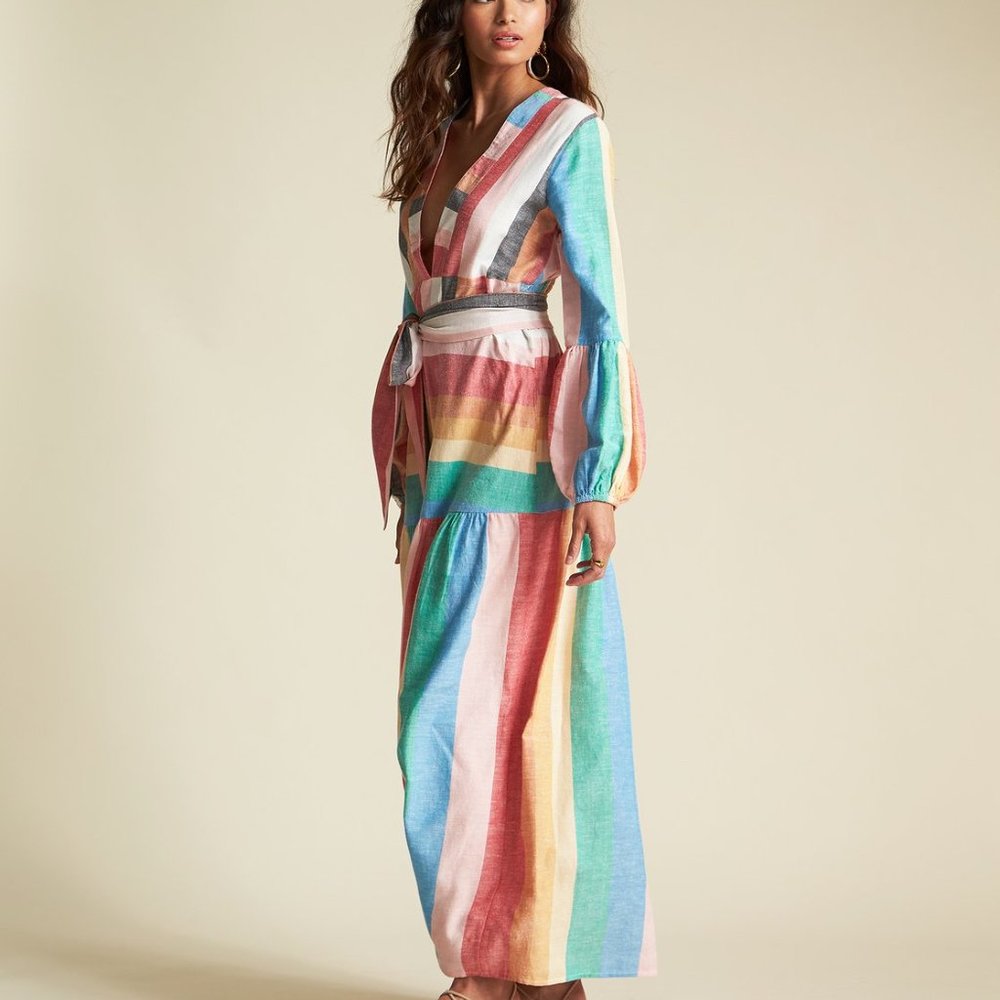 Billabong X Sincerely Jules mix it up Maxi Dress - Picture 10 of 16
